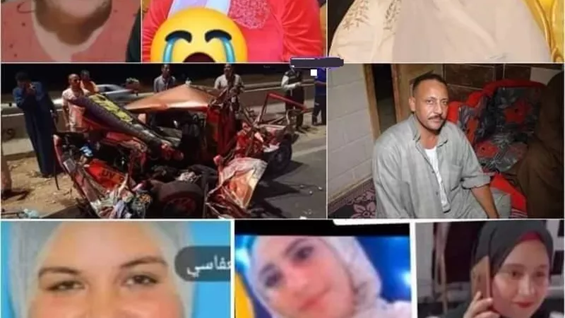 7 نعوش في جنازة واحدة.. مشهد مهيب في وداع شهداء لقمة العيش بالشرقية | شاهد