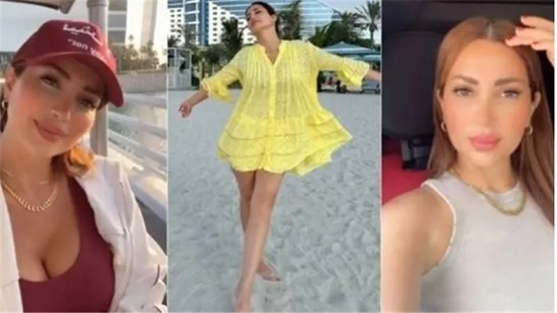 توب أسود مكشوف البطن.. نسرين طافش تشعل السوشيال ميديا بهذه الإطلالة | شاهد