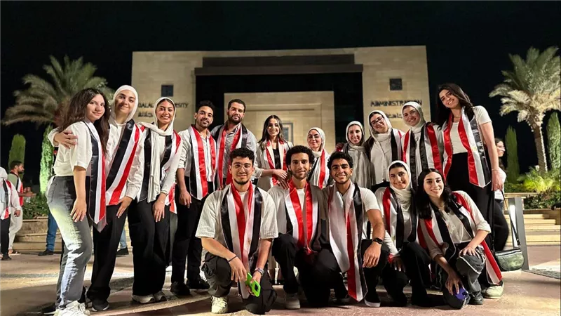 كواليس مشاركة طلاب جامعة الجلالة في اوبريت 
