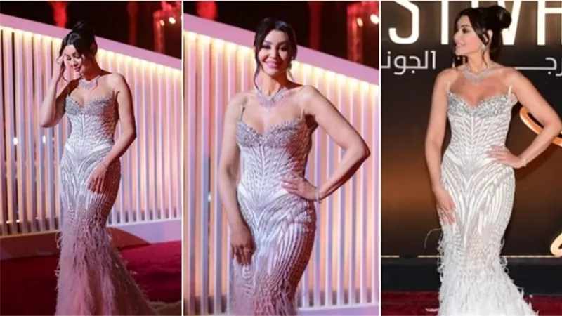 موقف محرج بسبب خطيبها.. ماذا حدث مع أروى جودة على ريد كاربت مهرجان الجونة؟| شاهد