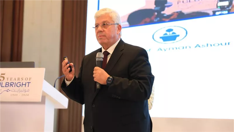 وزير التعليم العالى يشهد الاحتفال بالذكرى السنوية الـ 75 لهيئة فولبرايت (صور)
