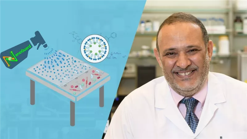 فريق بحثي بالجامعة الأمريكية بالقاهرة يطوّر مطهرًا للحماية طويلة الأمد ضد الجراثيم 
