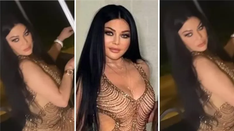 بالأسود المكشوف.. هيفاء وهبي تشعل السوشيال ميديا بهذه الإطلالة | شاهد