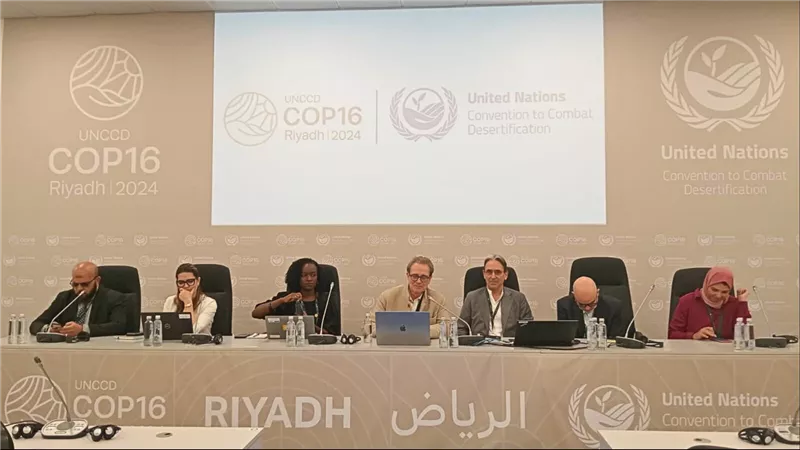 حلمى ابو العيش يستعرض رؤية سيكم لمكافحة التصحر في مؤتمر الأطراف بالرياض