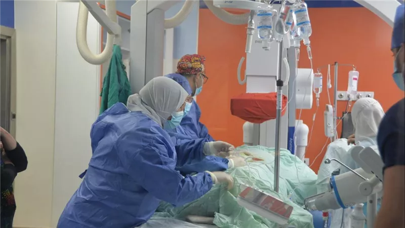 تدخلات طبيه مبتكره في علاج أمراض القلب بمستشفي أبو الريش (صور)