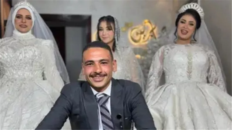 الثلاثة يحبونه.. هل تزوج هارون رشيد الفيوم 3 فتيات في ليلة زفاف واحدة؟ | فيديو 