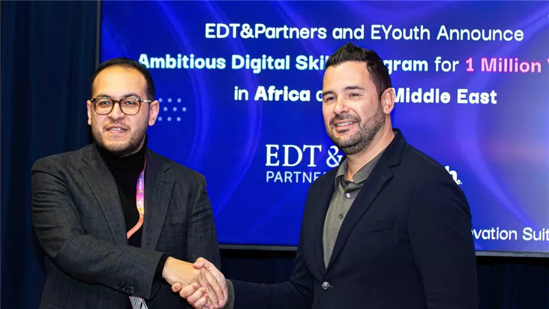 EDT&Partners تبرم شراكة مع Eyouth لتطوير المهارات الرقمية لمليون شاب.. تفاصيل