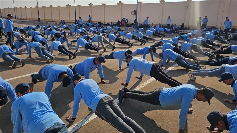 انطلاق دورة التربية العسكرية لطلاب جامعة برج العرب التكنولوجية