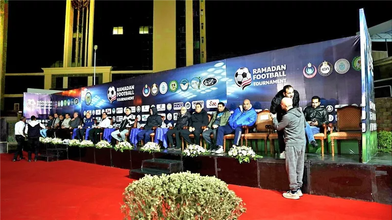 رئيس هيئة الشراء الموحد يفتتح الدورة الرمضانية لكرة القدم بمشاركة هيئات صحية وشركات أدوية ومستلزمات طبية