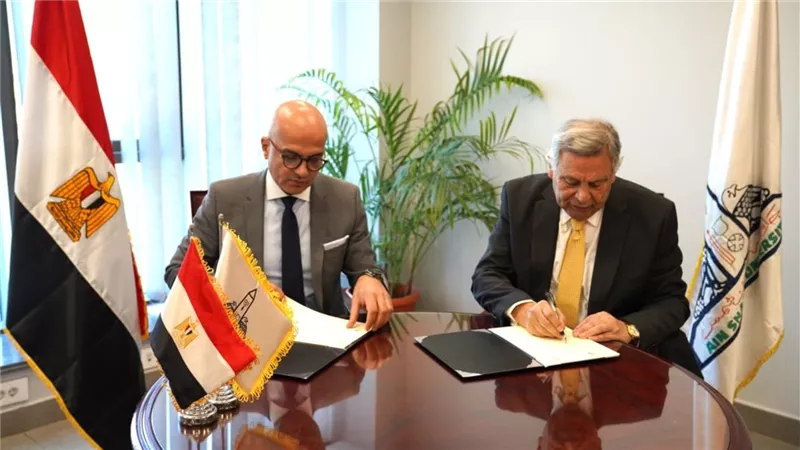 لدعم التعليم العالي.. توقيع مذكرة تفاهم بين جامعتي عين شمس والجيزة الجديدة 