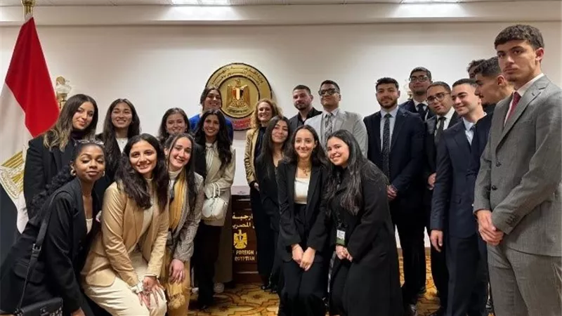 طلاب حقوق الجامعة الألمانية بالقاهرة يشاركون في النسخة الأولى من برنامج النيابة العامة
