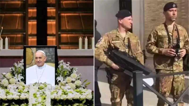  زي أفلام الخيال العلمي.. ما سر السلاح الغريب في جنازة البابا فرانسيس؟ 