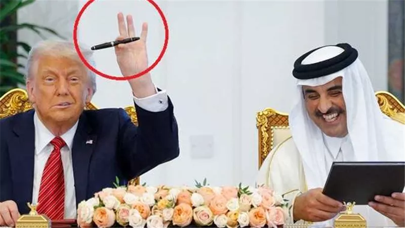 لن تتوقعه..كم سعر القلم الفاخر الذي أهداه أمير قطر لـ ترامب؟ | شاهد