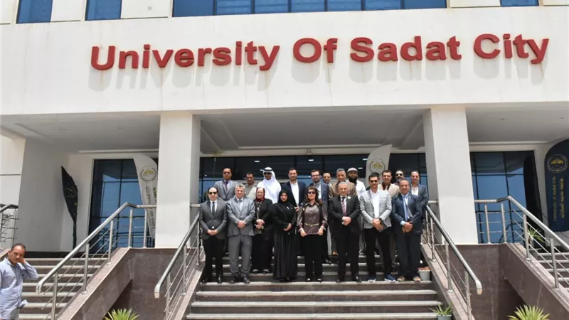 رئيس جامعة مدينة السادات تستقبل المستشار الثقافي لسفارة البحرين (صور)