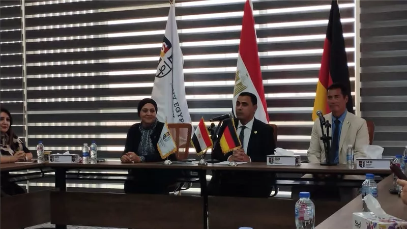 رئيس الجامعة الألمانية ساسكوني مصر: نستهدف تقديم خريج قادر على التواجد والمنافسة في أسواق العمل المختلفة