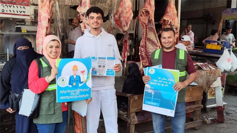 مع حلول عيد الأضحى المبارك... مياه الجيزة تنفذ حملات للتوعية المائية بالأسواق ومحلات الجزارة | شاهد