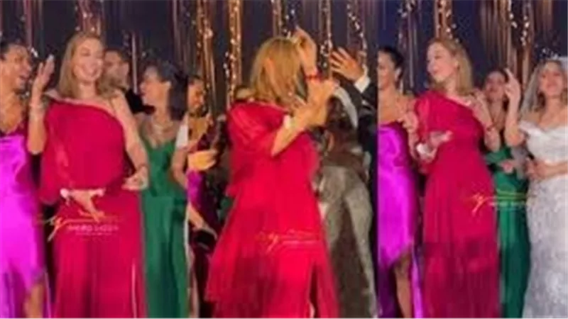 بالصاجات..منة شلبي تثير ضجة بعد رقصها في زفاف منة عدلي القيعي | فيديو