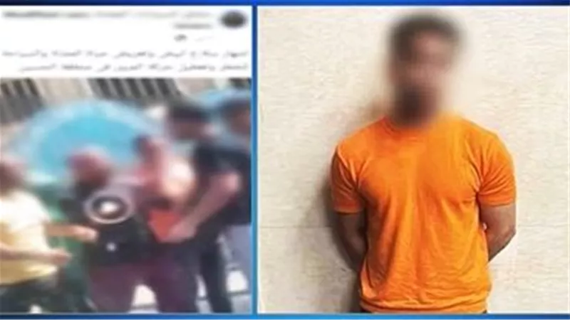 بسبب خلاف على الأجرة.. لقطات صادمة لراكب يشهر مفكًا في وجه سائق بالقاهرة | شاهد