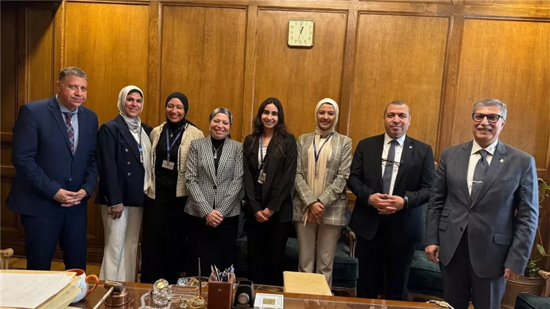  طلاب كلية الحقوق بالجامعة الألمانية بالقاهرة يزورون المحكمة الدستورية العليا