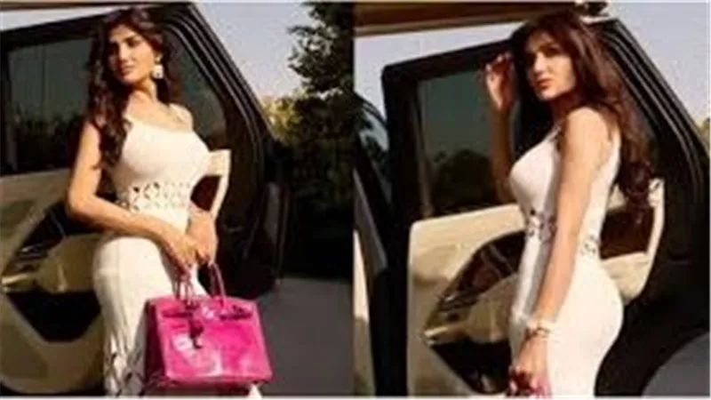 فستان مجسم.. مي عمر تستعرض أنوثتها | شاهد