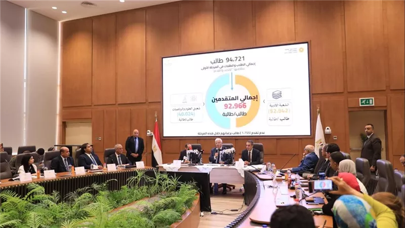 الطب 93.12 و92.65 للأسنان و89.84 للهندسة.. نتيجة المرحلة الأولى لتنسيق الجامعات 2025
