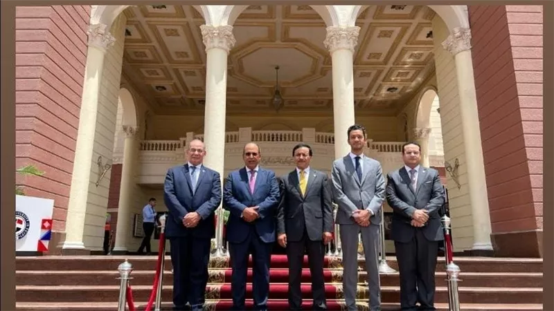 رئيس الجامعة البريطانية يستقبل مدير المنظمة العربية للتنمية بجامعة الدول لتعزيز التعاون الأكاديمي