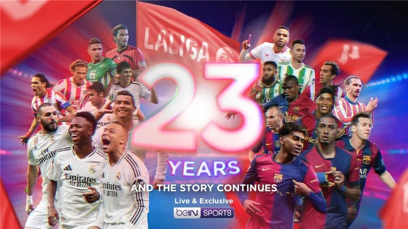 beIN SPORTS تبثّ جميع مباريات الدوري الإسباني لكرة القدم مباشرةً وحصريًا في منطقة الشرق الأوسط وشمال أفريقيا