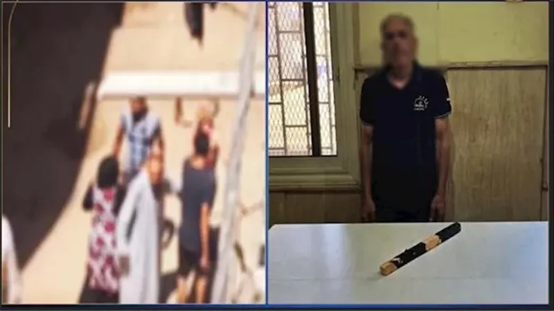 فيديو صادم.. نجار يعتدي على مسنة ويهددها بعصا خشبية | شاهد