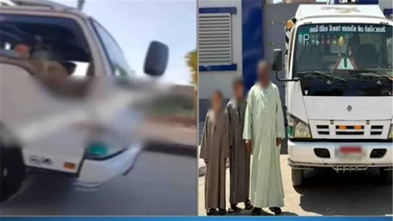 فيديو مُرعب.. طفل يقود سيارة نقل ويهدد حياة المواطنين في أسيوط | فيديو