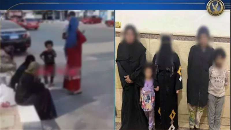  تفاصيل سقوط 3 سيدات تستخدمن أطفالهن في التسول بالإسماعيلية | فيديو