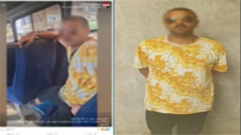  تحقيقات موسعة في اتهام شاب بالتحرش بفتاة في ميكروباص بالقاهرة |فيديو