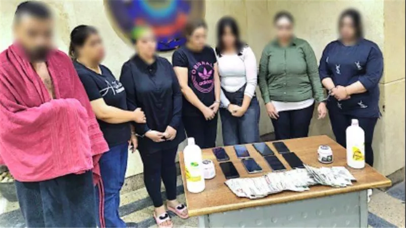  المتعة الحرام..تفاصيل القبض على 6 فتيات يمارسن الرذيلة داخل نادي صحي بالقاهرة 