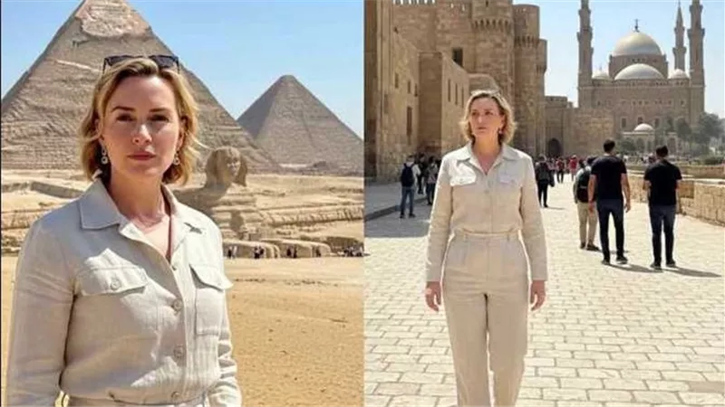 بصورها أمام الأهرامات ونهر النيل.. هل زارت النجمة العالمية كيت وينسلت مصر؟ | شاهد
