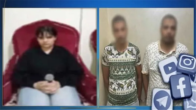 شابين يتحرشان بفتاة ويعتديان عليها بالضرب بطلخة