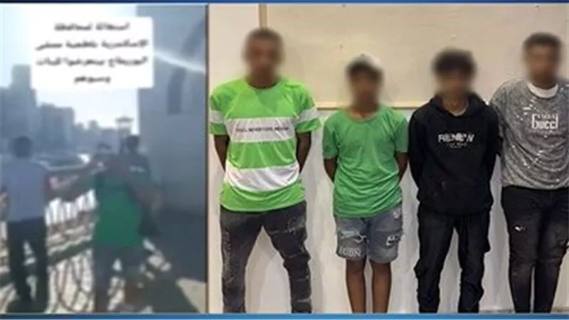 فيديو مثير.. 4 شباب يعاكسون الفتيات بالمنتزة وتدخل عاجل من الداخلية | شاهد