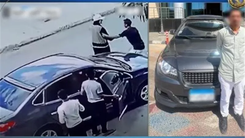 فيديو صادم.. سائق يتحرش بسيدة ويحاول دهسها في الجيزة | شاهد