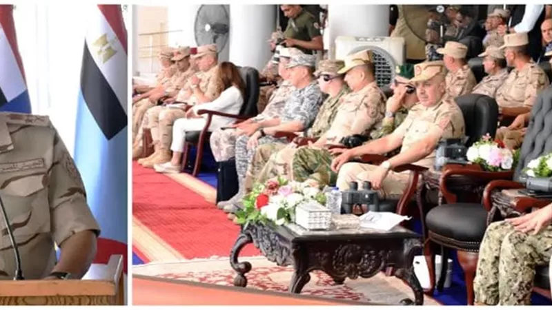  وزير الدفاع يشهد تنفيذ المرحلة الرئيسية للتدريب المصرى / الأمريكى المشترك ( النجم الساطع - 2025 )