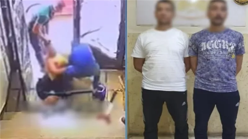  سحل سيدة على السلم.. فيديو صادم يقود لحبس الزوج وشقيقه بالشرقية | شاهد