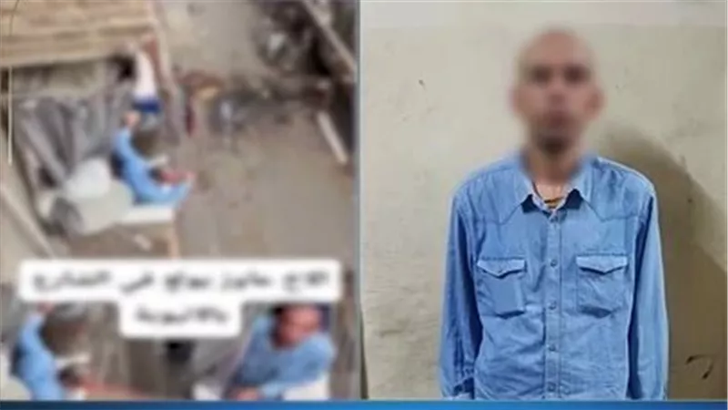 فيديو مُرعب.. عاطل يهدد جيرانه بإشعال النار بأسطوانة بوتاجاز في الجيزة | شاهد