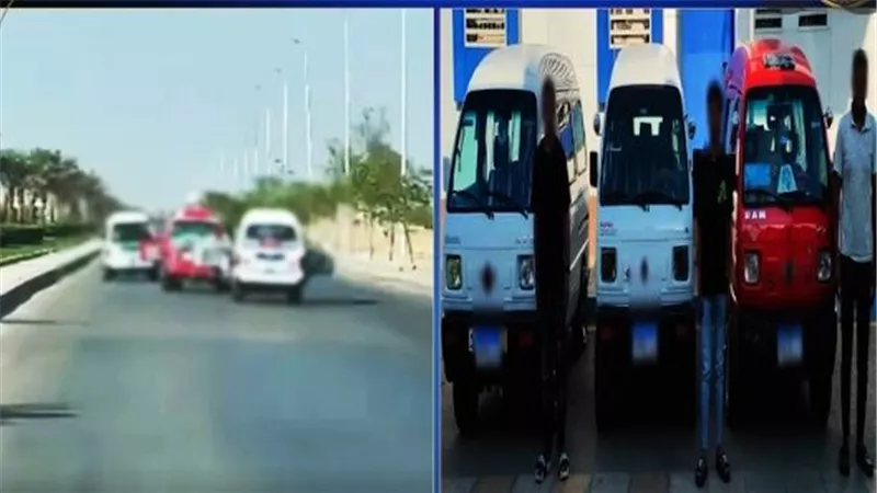 التفاصيل الكاملة..فيديو متهور لـ3 سائقين يشعل السوشيال ميديا | شاهد