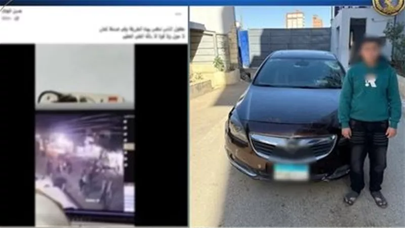 فيديو كارثي.. تفاصيل القبض على طالب اصطدم بمارة بالمنيا | شاهد