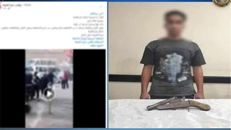 فيديو مثير.. تفاصيل ضبط عاطل يطلق أعيرة نارية ويزاول أعمال بلطجة بشبرا الخيمة | شاهد