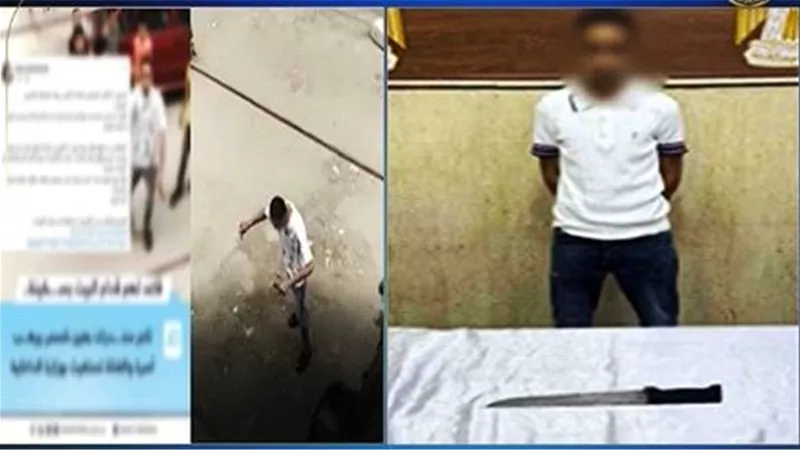 التفاصيل الكاملة لتهديد أسرة بسلاح أبيض بعين شمس | فيديو