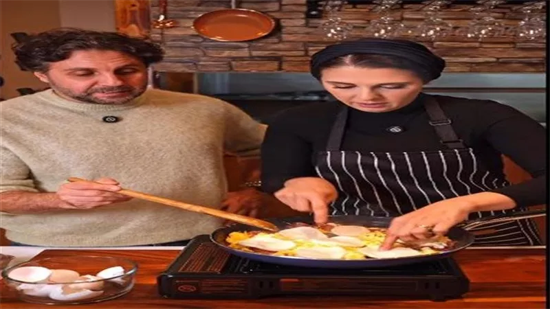 فيديو يشعل السوشيال ميديا..خناقة على البيض بالبسطرمة بين هشام ماجد ونادية السيد | شاهد