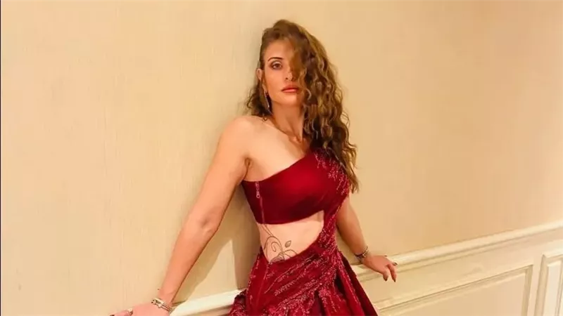  بالأحمر.. هيدي كرم تخطف الأنظار بإطلالة جريئة | شاهد