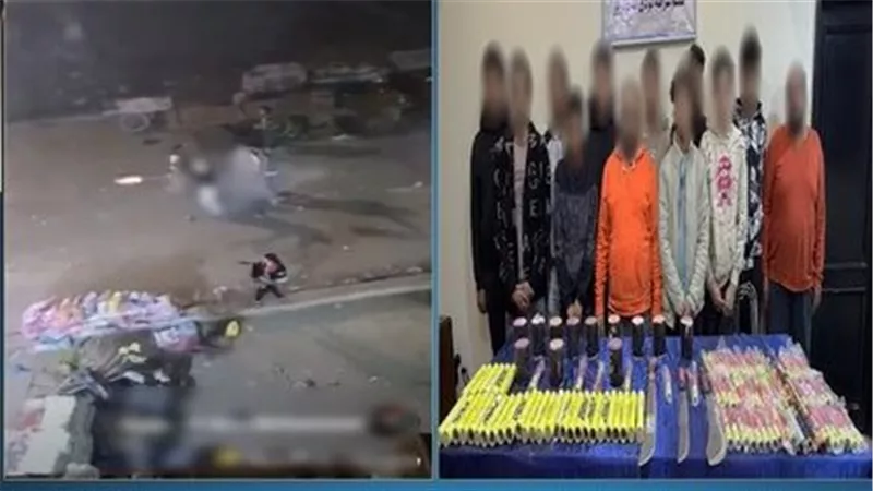 لقطات صادمة.. تفاصيل خناقة بالأسلحة البيضاء والشماريخ بسبب معاكسة فتاة ببولاق الدكرور | فيديو