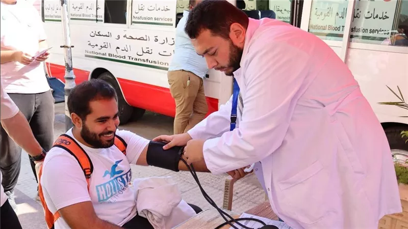 الاتحاد المصري لطلاب صيدلة الإسكندرية يطلق حملة للتبرع بالدم